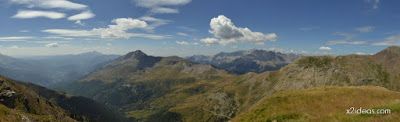 Panorama3 1 - Tuxal de Bocs, Valle de Benasque, Pirineos.