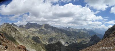 Panorama5 1 - Tuxal de Bocs, Valle de Benasque, Pirineos.