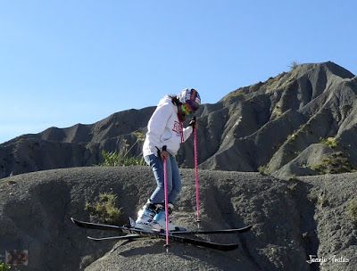 P1270376 - Locura, esquiando cerca del Turbón.