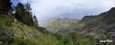 Panorama17 001 - Subiendo los Tubos de Paderna, Valle de Benasque.