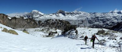 Panorama5 001 - Maladetas desde La Besurta, Pirineo Aragonés.