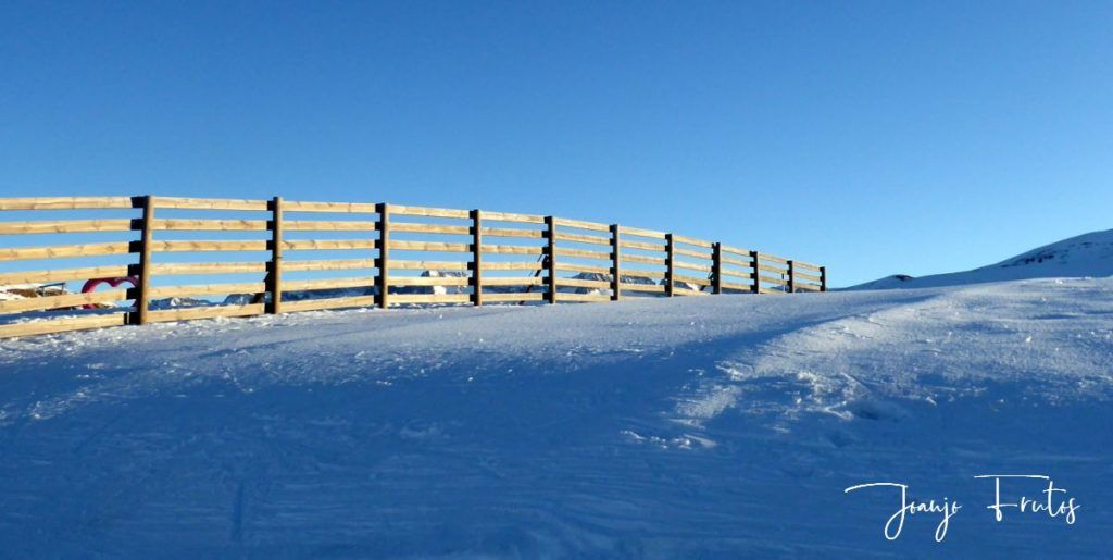 El Puente de la nieve en Cerler.