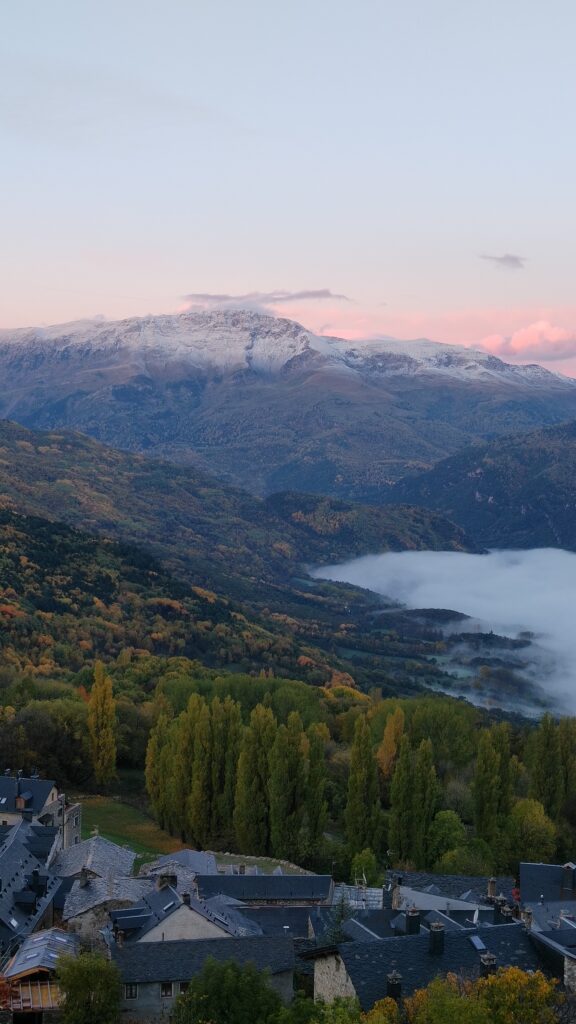 Baño de nieve en Cerler