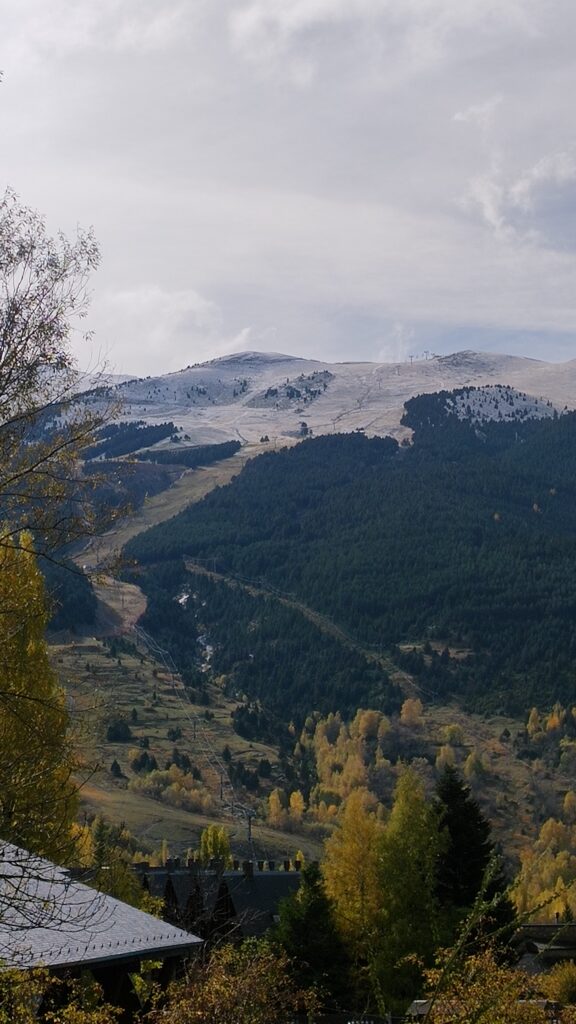 Baño de nieve en Cerler