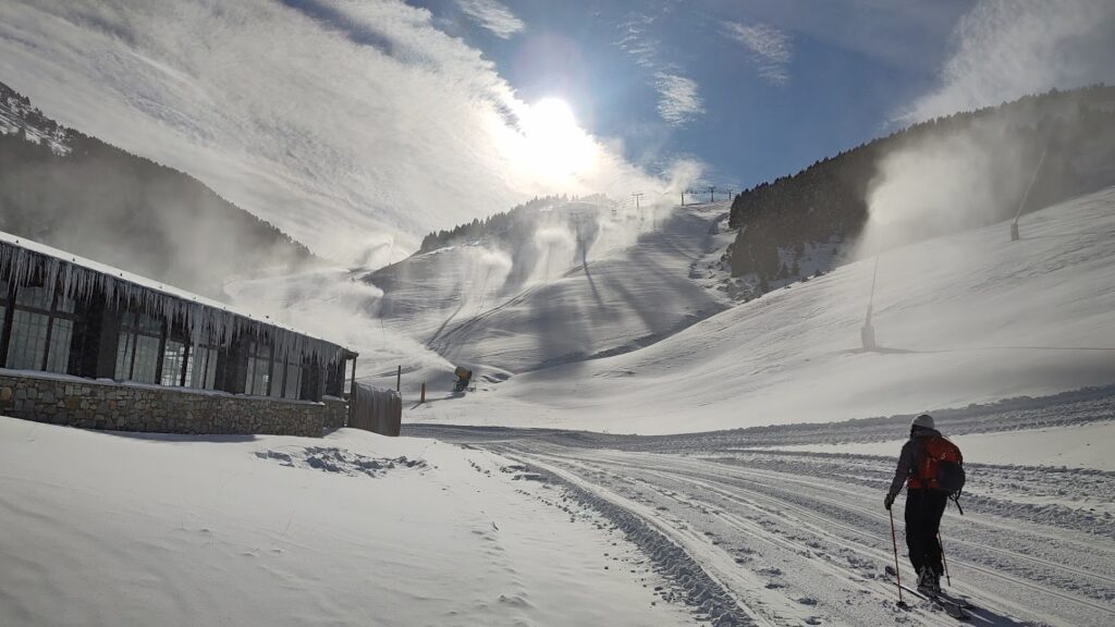 Diciembre y por fin nieve en Cerler