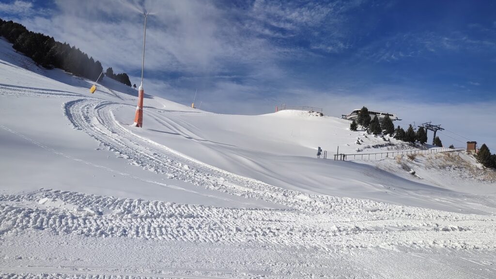 Diciembre y por fin nieve en Cerler