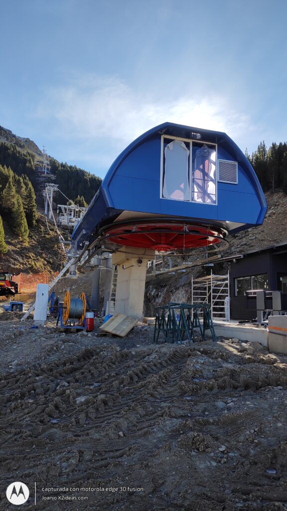 Visitando el nuevo Telesilla Sarrau de Cerler