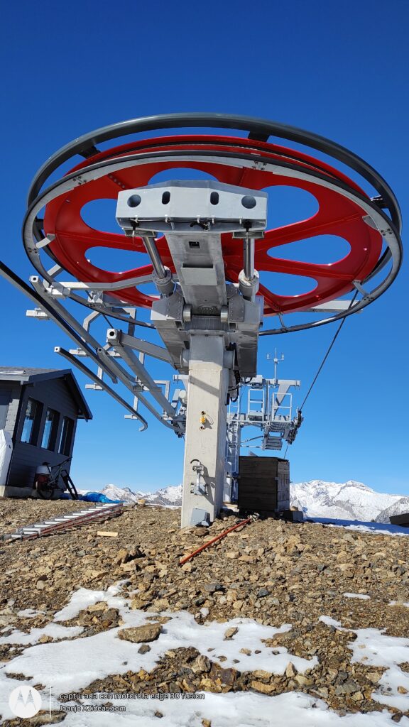 Visitando el nuevo Telesilla Sarrau de Cerler