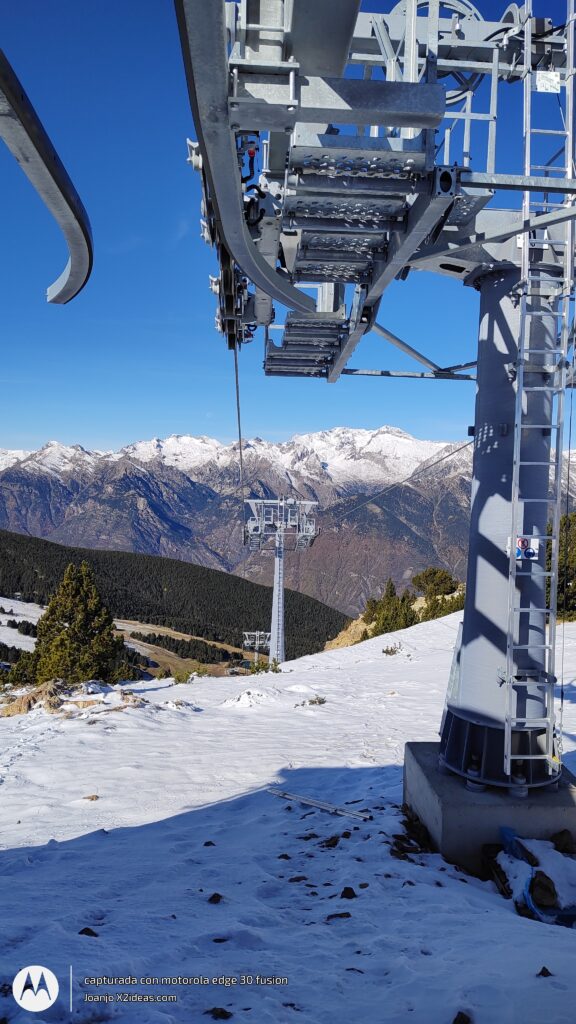 Visitando el nuevo Telesilla Sarrau de Cerler