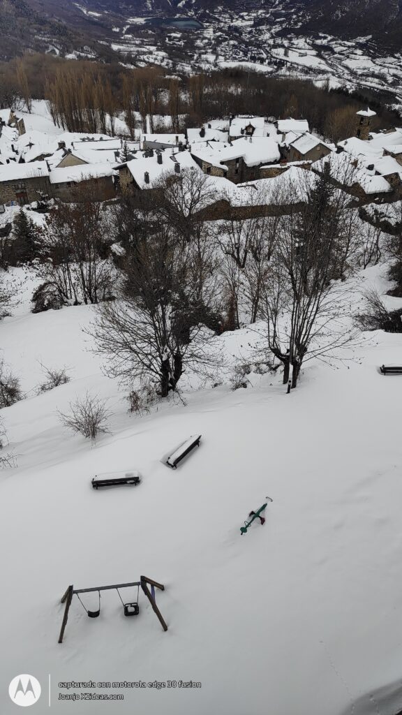 Otra inesperada nevada en Cerler