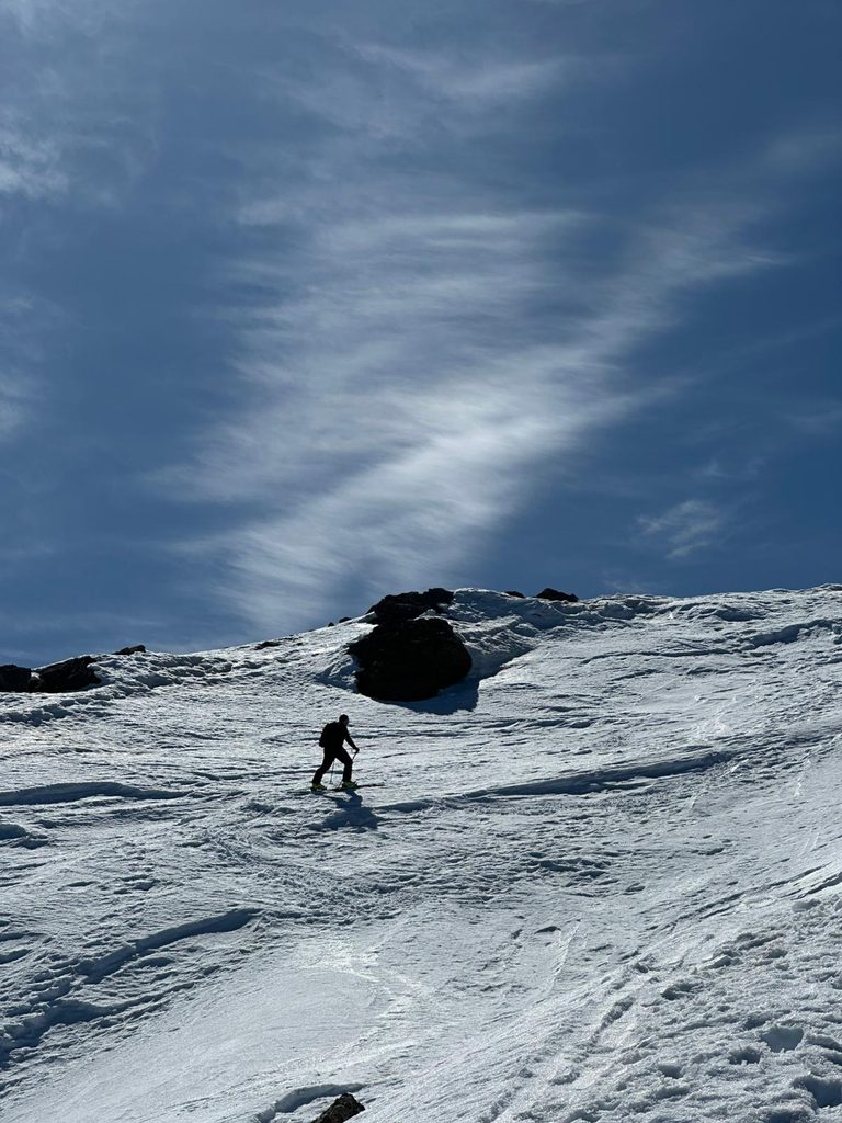 Pico Gallinero nieve de abril